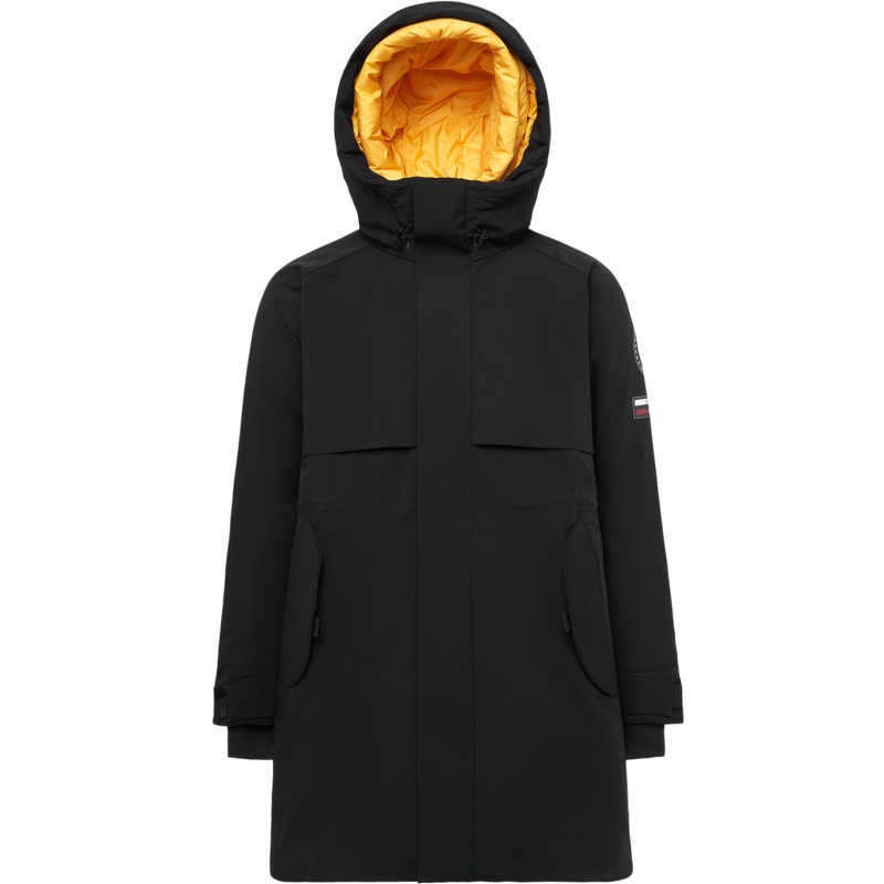 波司登男连帽中长款时尚新款羽绒服帅气冬装外套