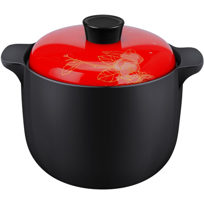 炊大皇(COOKER KING)陶瓷煲5L美味煲 养生煲汤锅炖锅 明火电炉家用耐高温锅具TC5LA