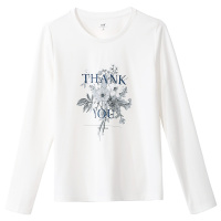 OSA春款女装2021年新款白色长袖T恤洋气百搭打底衫内搭上衣