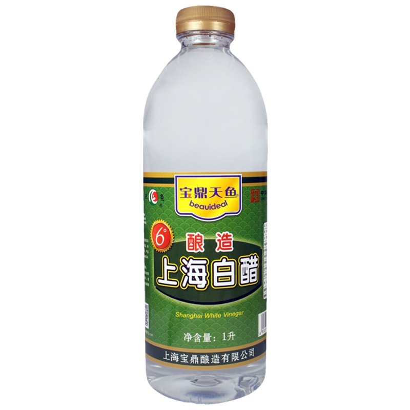 6°上海白醋宝鼎天鱼 凉拌菜泡菜酸辣土豆丝食醋米醋香醋调味1L