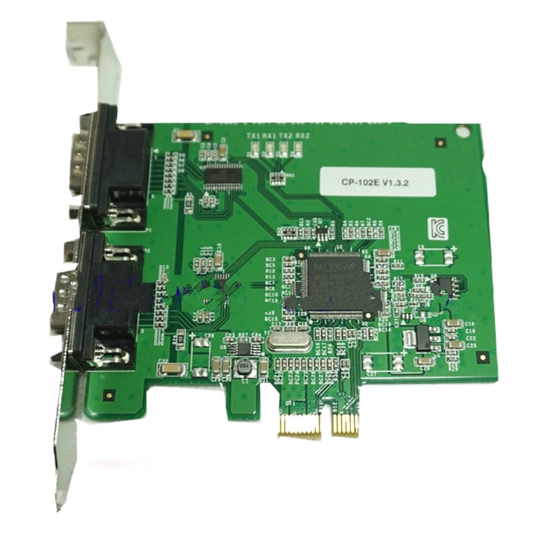 STK MOXA 工业级 CP-102E PCI 2串口 多串口卡 聪明型