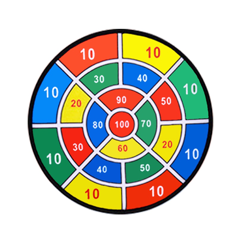 OLIOWL 魔术贴飞镖靶射击玩具射击练习靶儿童射击玩具飞镖玩具魔术贴宝宝粘靶盘套装儿童魔术贴飞镖盘[礼盒装]