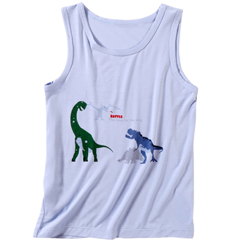 KIDS MAM&DAD[两件装]男童背心夏天薄款透气冰爽宝宝背心 儿童背心夏