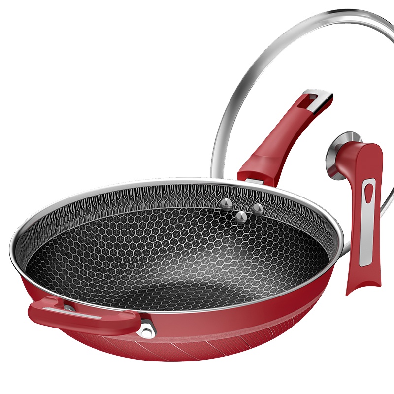 快阳 不锈钢故宫红炒锅GGHCG-100034-H