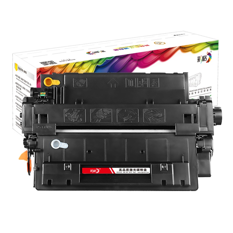 彩格CE255A硒鼓(鼓粉一体)黑色单支装(适用惠普M521dn)打印页数:6000