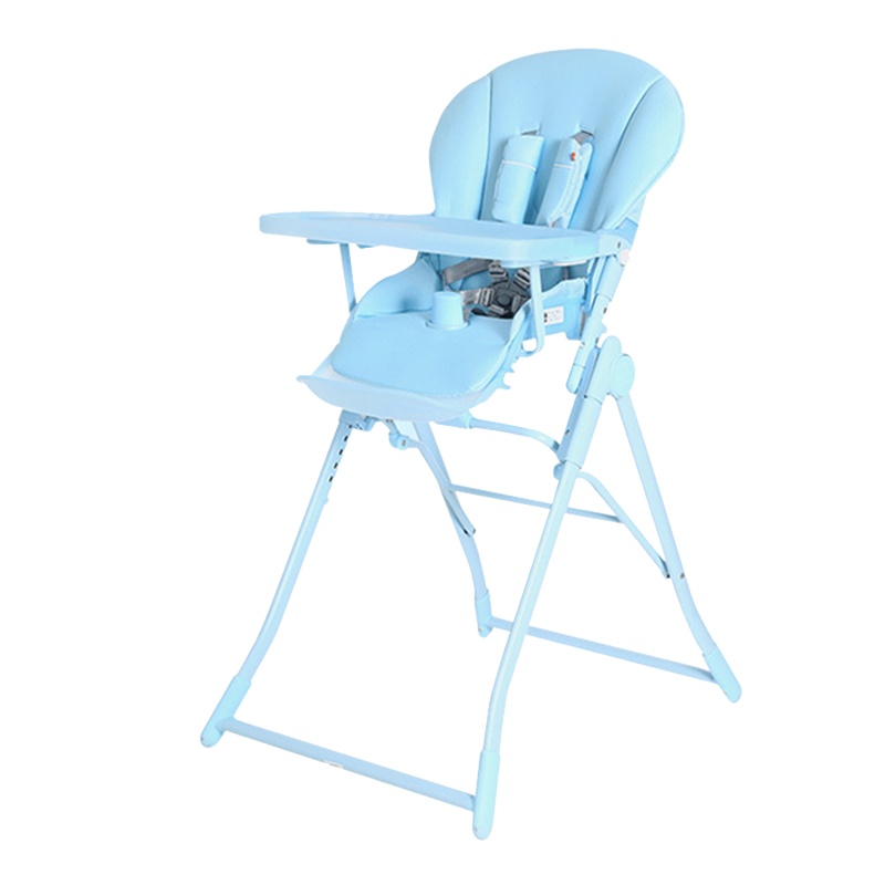 gb好孩子 婴幼儿 便携式餐椅 可调节可折叠 儿童餐椅 Y290 浅蓝