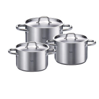 菲仕乐(fissler)汤锅套组 TZ00000765 家庭系列汤锅16/18/24厘米 炖煮 煲汤