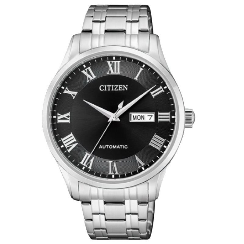 国行 西铁城(CITIZEN)手表 自动机械简约不锈钢表带商务时尚男表 NH8360-80EB