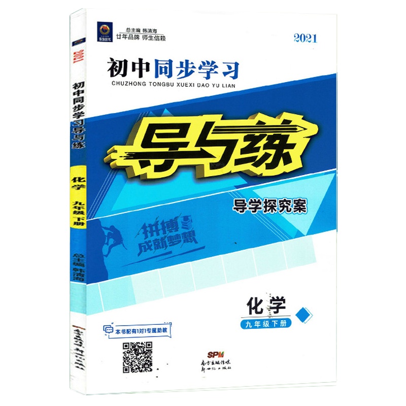 2021版瀚海图书 初中同步学习 导与练 导学探究案 化学 九年级下册 人教版RJ 9年级下册化学同步练习册附试卷 答案