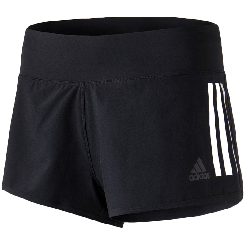 adidas阿迪达斯女装运动短裤综合训练三条纹运动服AJ4851 XS 黑色