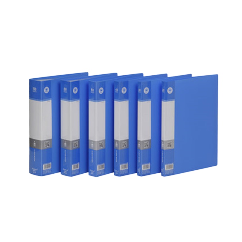 百利文多层分页文件夹收集册a4插页资料册40/60/100页插页袋B2702