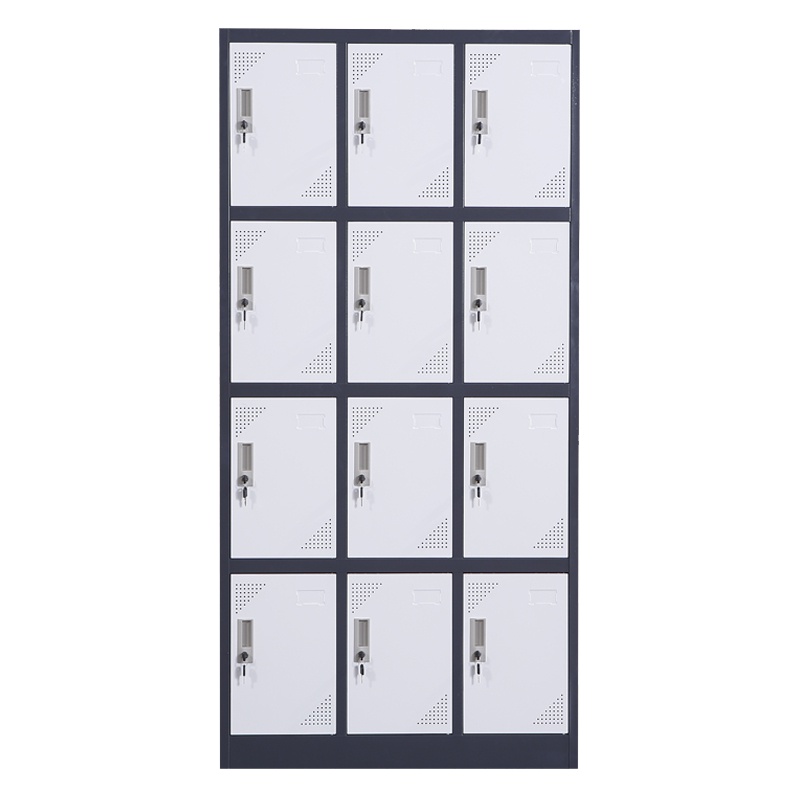 鑫金虎 （XIN JIN HU）加厚套色十二门更衣柜 宿舍铁皮更衣柜 宿舍更衣柜 带锁储物柜 其他金属办公柜类