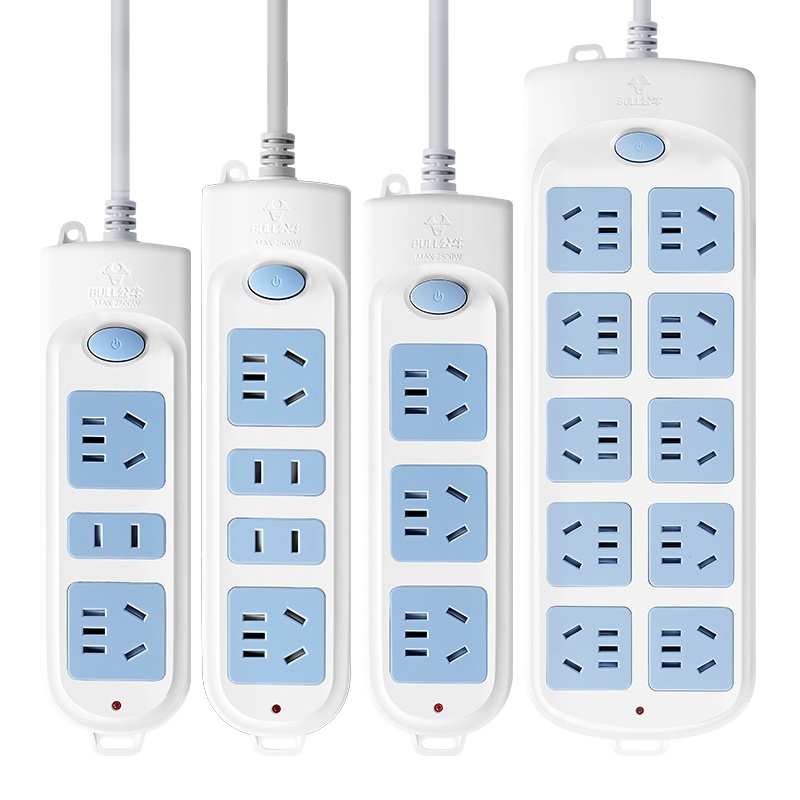 公牛蓝白经典插排(新)