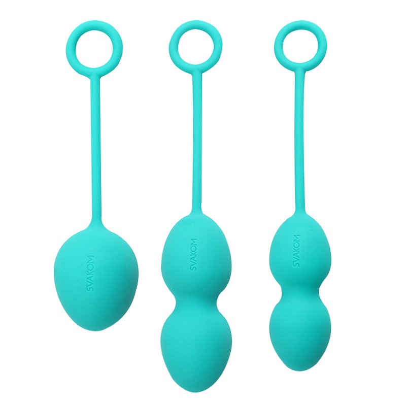 svakom诺娃缩阴球绿色3只装缩阴球私处紧致收缩阴道哑铃产后康复盆底肌凯格尔训练正品