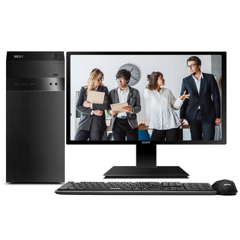 七喜(HEDY) 悦祺 商用台式电脑整机(G4930 4G 240G SSD 商务键鼠套装)21.5英寸显示器电脑套机 全国联保 企业采购电脑台式机 家用娱乐学生用机性价比电脑主机