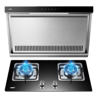 华帝（vatti）15立方侧吸式油烟机灶具套餐i11027+i10040B天然气触控抽油烟机4.1kW猛火力灶具宽域拢烟