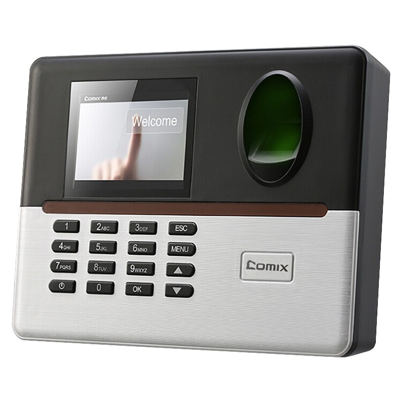 齐心 (Comix) OP318快速智能指纹考勤机打卡机密码打卡考勤免软件安装自动报表(停电可打卡)