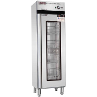 晨那(CHENNA)消毒柜 ZTP-488A2商用立式 中温臭氧紫外线保洁柜 饭店食堂餐盘不锈钢 热风循环餐具消毒单门柜