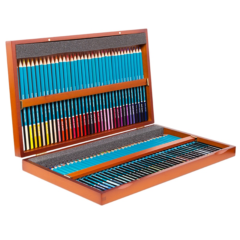 蒙玛特MontMarte彩铅套装72色彩色铅笔水溶性彩铅36色手绘铅笔礼品木盒