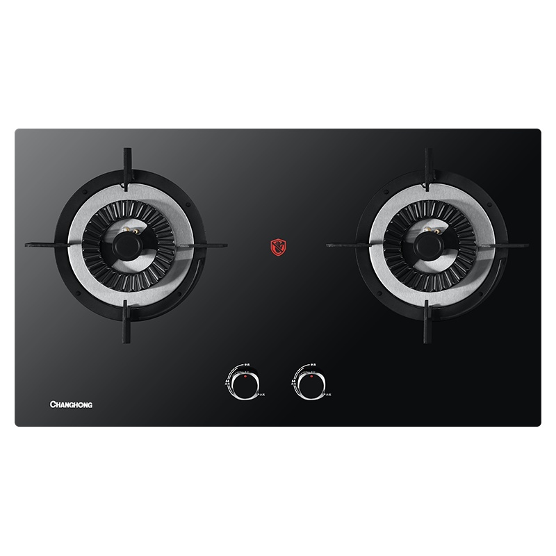 长虹(CHANGHONG)家用燃气灶具大火力双眼灶4.5kW大火力液化汽天然气两用猛火灶