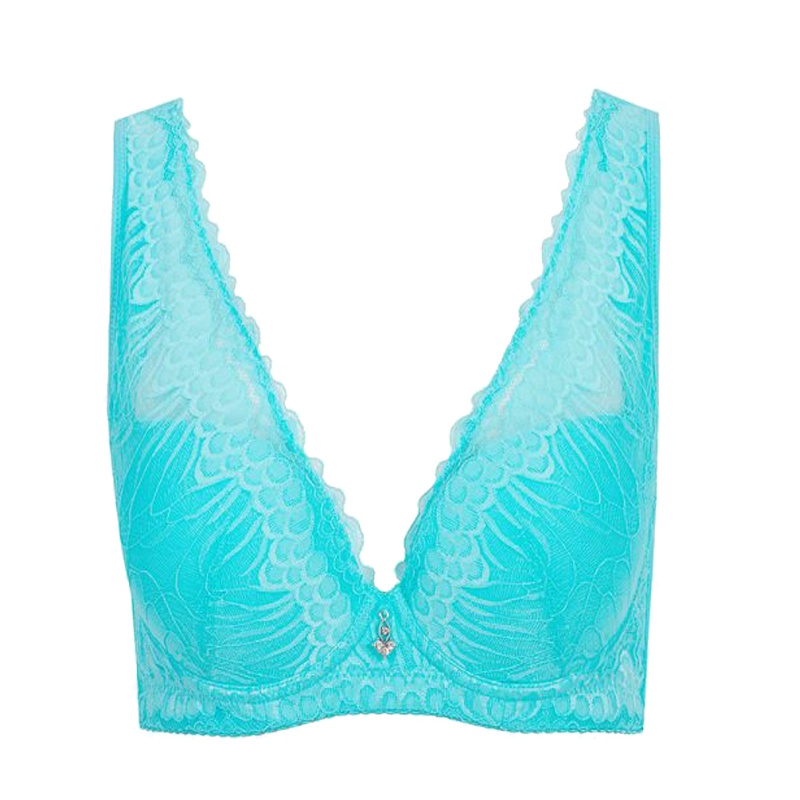 古今宽肩带深V插片背心款文胸聚拢美背胸罩内衣女 0G631