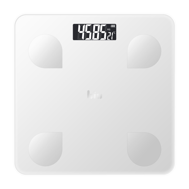 苏宁小Biu体重秤(皓月白)家用智能电子称精准成人健康称迷你秤男女减肥秤