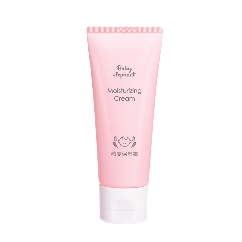 红色小象燕麦保湿霜50g护脸婴童面霜儿童面霜保湿乳身体乳