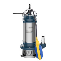 220V不锈钢潜水泵自动带浮球 法耐(FANAI)农用排污泵_家用抽水泵农田灌溉 1500W自动污水泵(2寸带浮球)