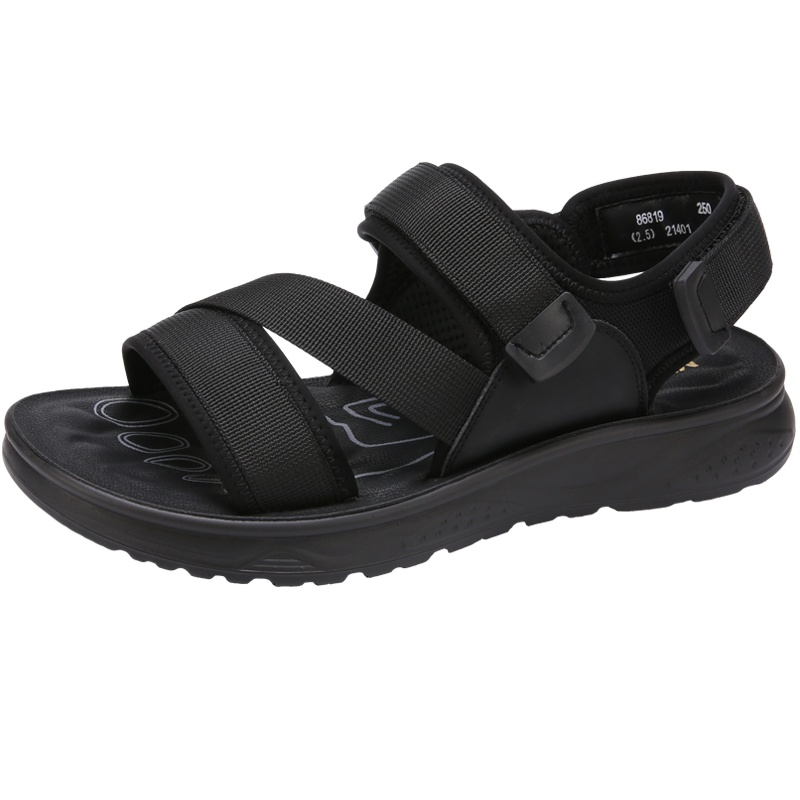 木林森凉鞋男编织夏季防滑透气个性时尚休闲百搭男沙滩鞋韩版潮流