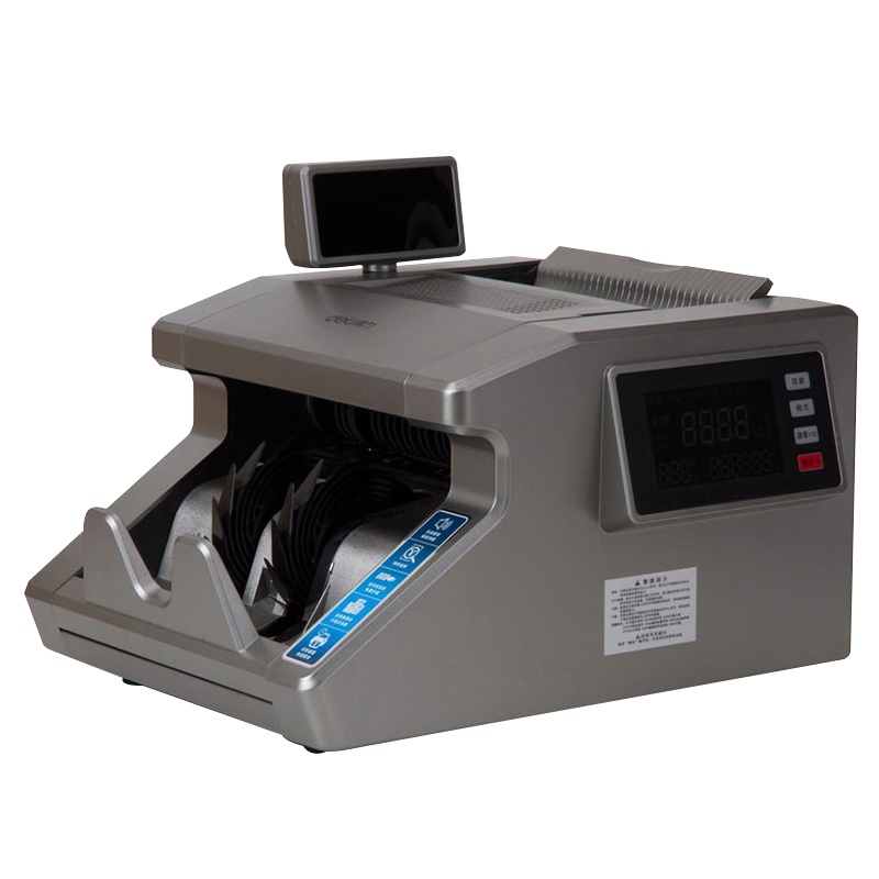 得力deli3916便携验钞机 智能语音 B类点钞机 双屏显示 可混点 全新升级 办公商用家用收银 支持2015币