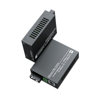 千天(QANTOP)工程电信级光纤收发器 光电转换器 千兆1光4电单模单纤-3KM-SC QT-SFQ008