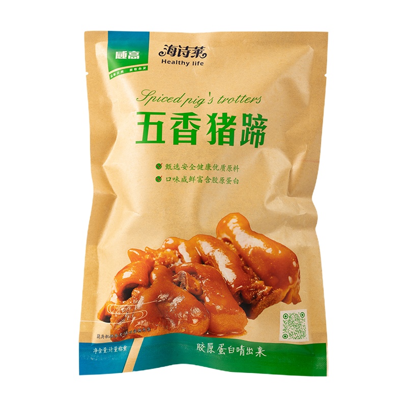 海诗莱酱卤猪蹄熟食即食真空卤味猪脚休闲小吃