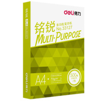 得力(deli)A4打印纸 打印白纸80g 办公用纸 复印纸a4铭锐 500张/包 单包 33130