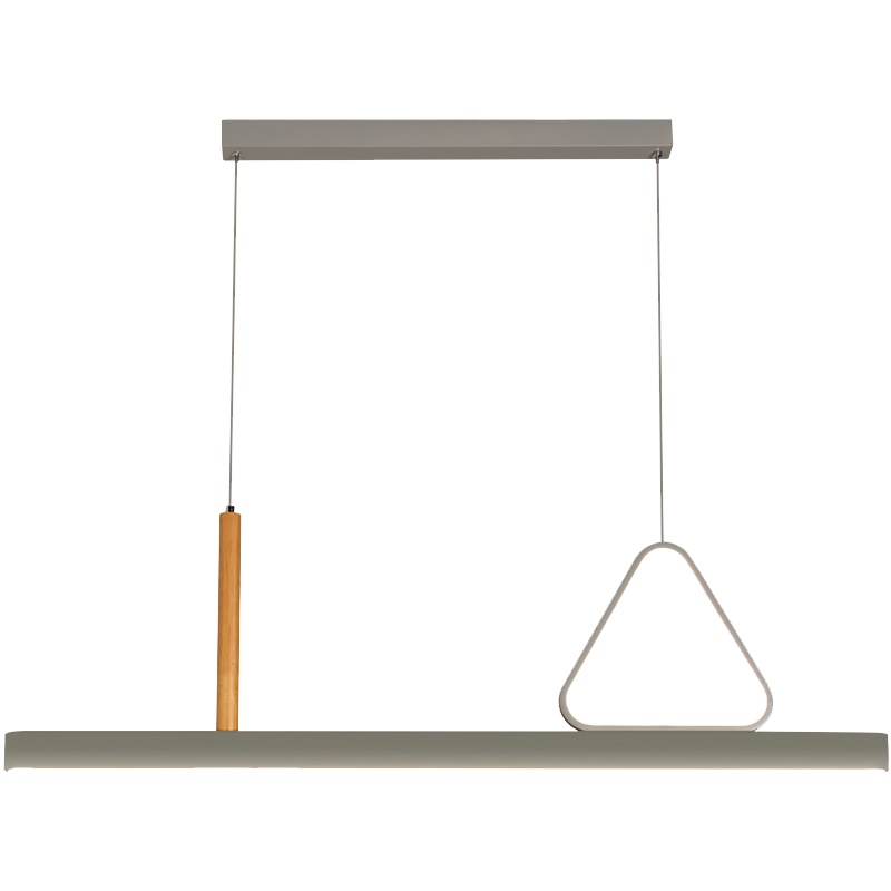 七只蚂蚁 简约现代吊灯LED客厅灯餐厅吊灯北欧极简创意北欧餐厅吊灯简约现代极简长条灯饭厅创意线条吊灯咖啡厅铝材灯PY