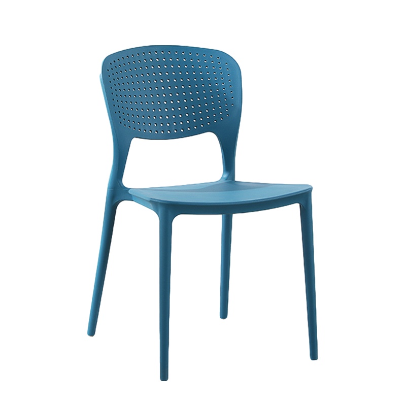 创世人 北欧塑料椅子成人靠背椅家用简约餐椅洽谈椅培训椅书桌椅镂空胶椅子会议椅