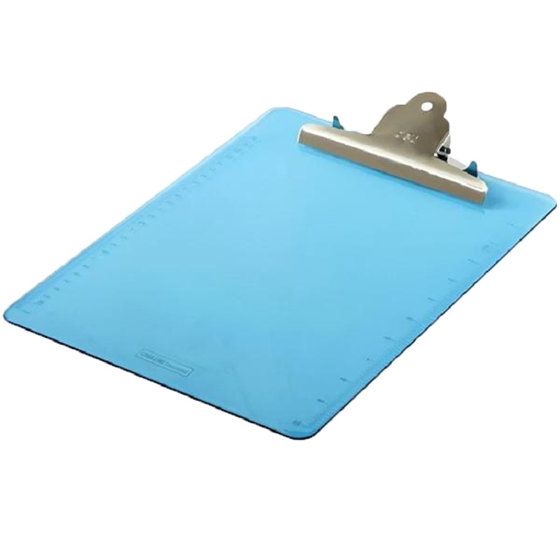 得力(deli) 925塑料书写板夹 蓝色 单只装