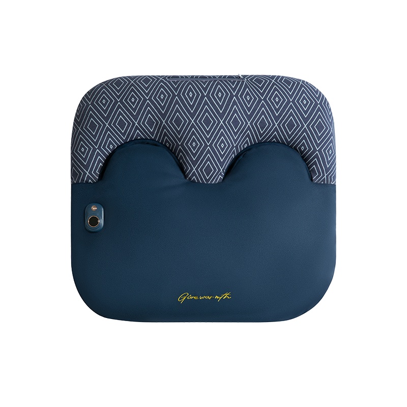 冇心暖绵绵系列usb暖脚宝发热脚垫充电热水袋冬天床上被窝脚保暖足神器取暖器Q37-造梦蓝(不含充电宝)