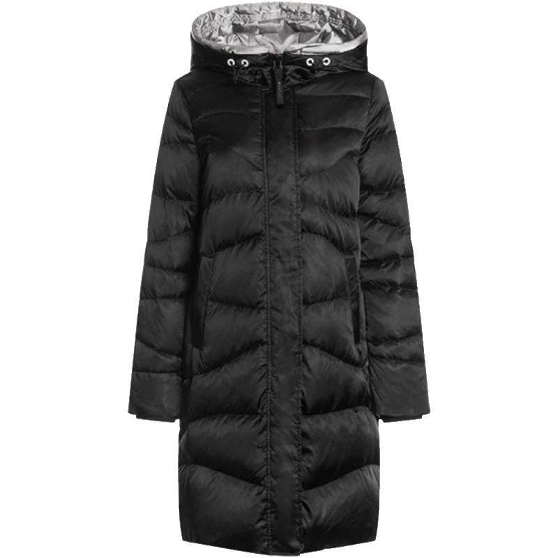 7M羽绒服女中长款2018冬新款韩版宽松显瘦连帽外套女冬70008947