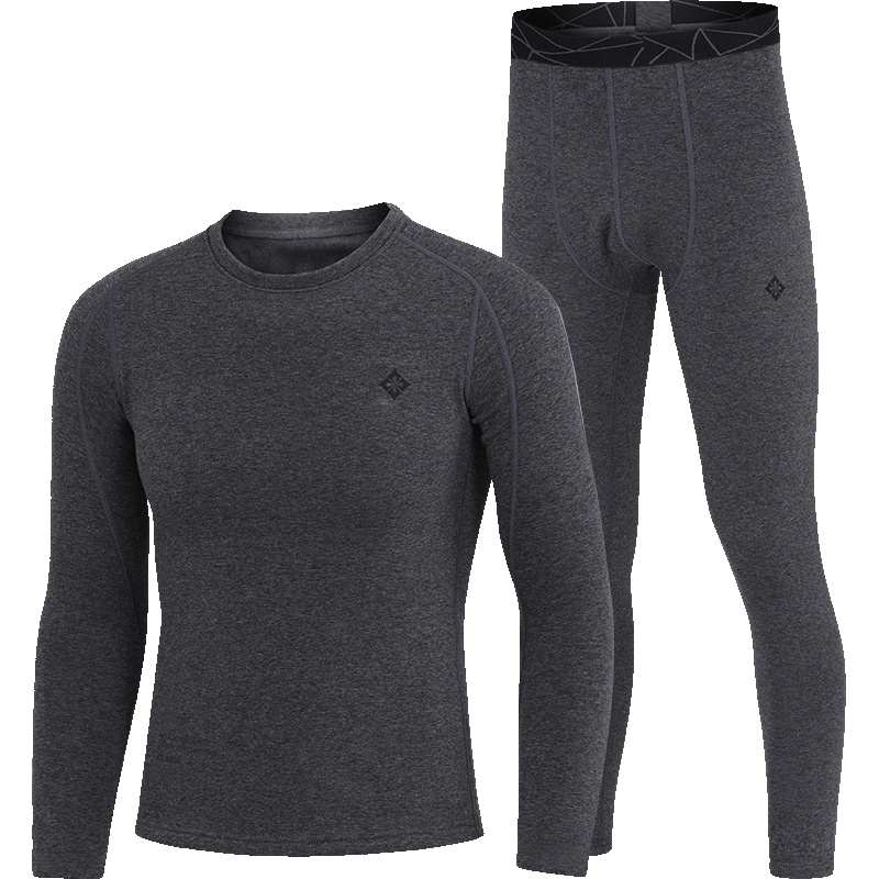 冬季抓绒加厚登山滑雪跑步运动速干户外功能内衣男秋冬保暖排汗内衣裤套装