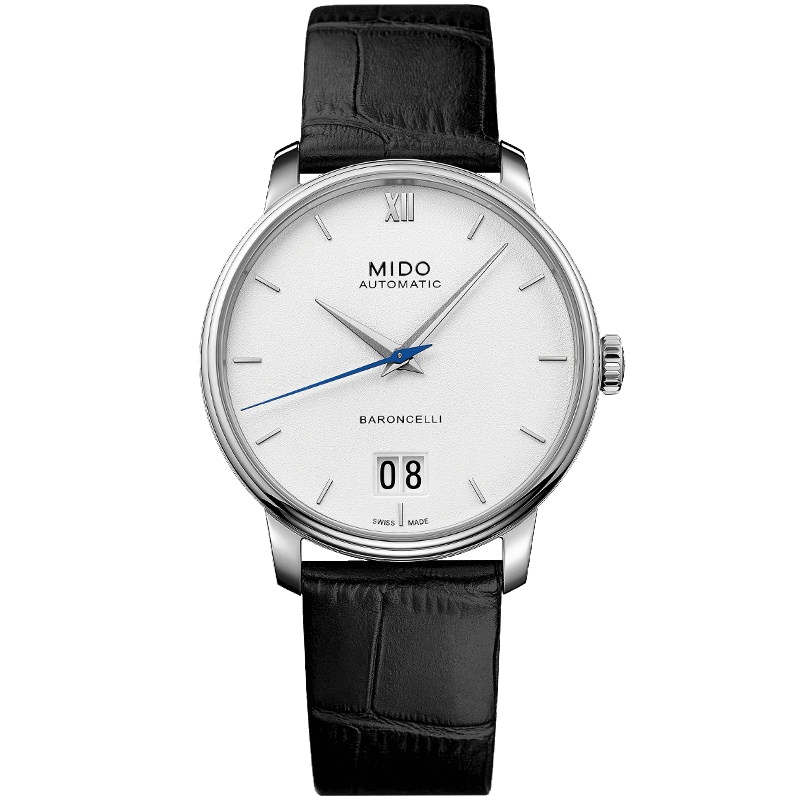 美度(MIDO)瑞士手表 贝伦赛丽系列自动机械纪念日款皮带男表M027.426.16.018.00