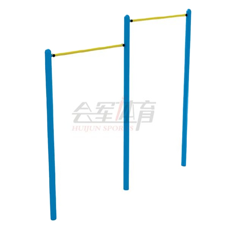 高低杠高温固化表面光滑抗紫外光能力强色彩鲜艳不易脱落耐腐蚀喷涂设备采用静电粉末喷涂装置