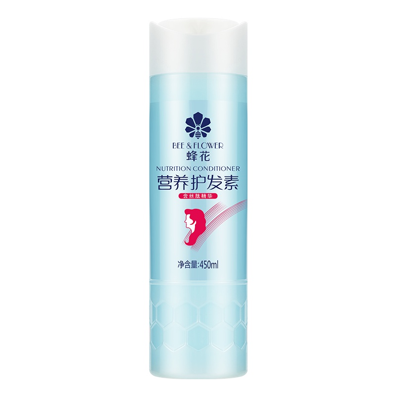 蜂花(BEE & FLOWER)花营养护发素(含丝肽精华) 450ml