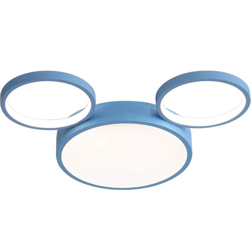 灯稀 简约现代卡通儿童房卧室吸顶灯时尚浪漫北欧LED马卡龙男孩女孩灯