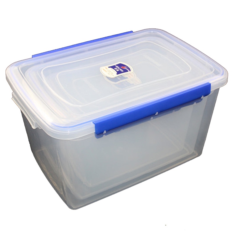 长方形大号保鲜盒塑料加厚食品级透明收纳密封盒38*27*21