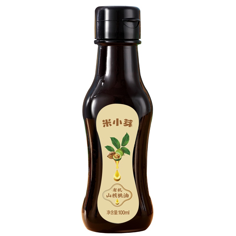 米小芽营养初榨有机山核桃油搭配婴幼儿食用辅食宝宝婴儿油食谱