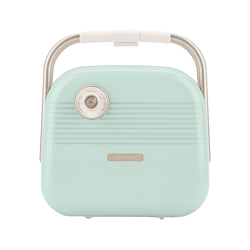 a4box适盒多功能三明治机 早餐机家用神器小型轻食烤面包华夫饼机 轻薄绿