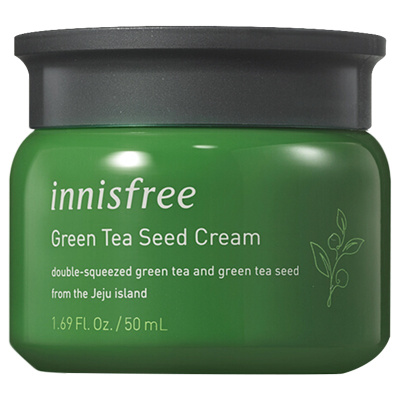 [打造亮泽肌肤]Innisfree 悦诗风吟 绿茶精萃 水分保湿 面霜 50ml/瓶 延缓氧化