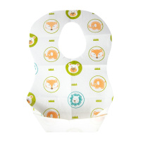 宝啦母婴婴幼儿童餐具宝宝吃饭防水围兜婴儿围嘴超软一次性饭兜幼儿儿童小孩食饭兜(6片/包)—7020