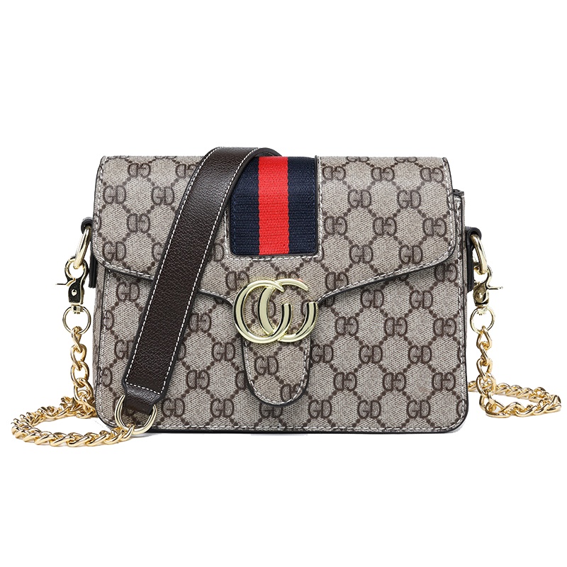 ITSK女包2020新款时尚小ck洋气斜挎包春夏欧美真皮单百搭简约链条小方包