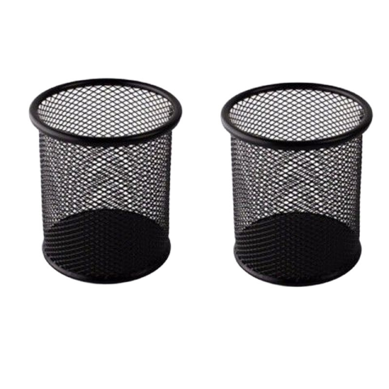 2个装圆形 金属时尚创意办公笔筒 组合 铁丝笔筒 方形/圆形/组合 全国